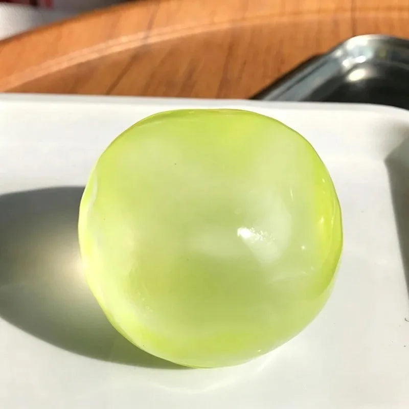 Moldable Pearl Coconut Oil Squishy Toy - Slow-Rising Sensory Stress Relief Ball