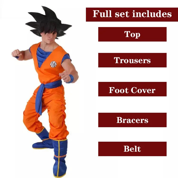 Kame Sennin Cosplay Costume – Adult Anime Jumpsuit for Halloween & Carnival