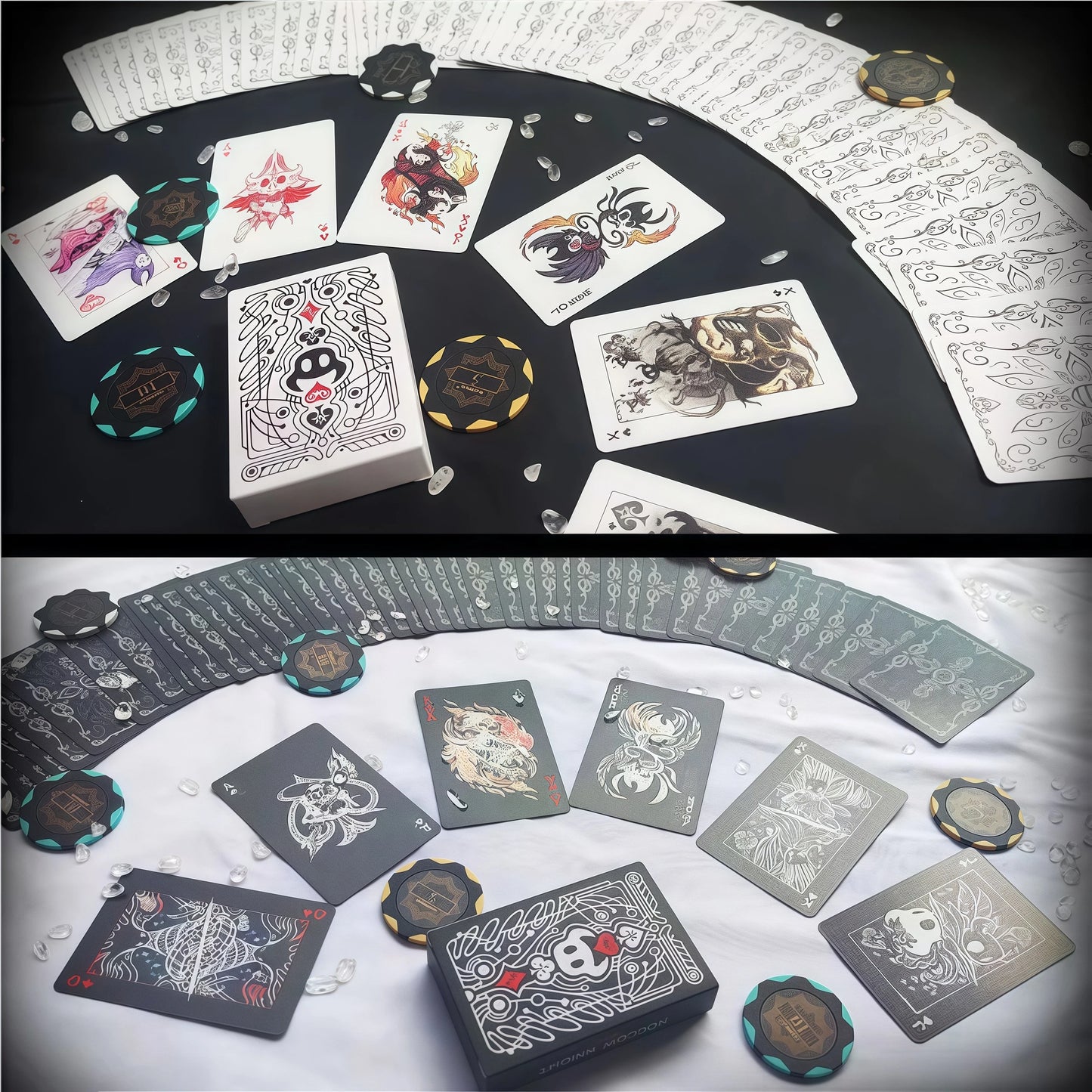 Hollow Knight Themed Playing Cards – Standard Poker Deck, Creative Family Party Board Game Cards, Portable Collectible Gift Set