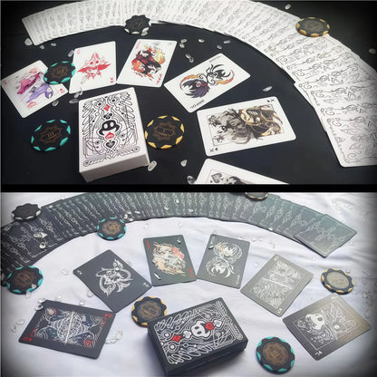 Hollow Knight Themed Playing Cards – Standard Poker Deck, Creative Family Party Board Game Cards, Portable Collectible Gift Set