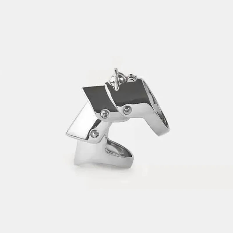 Anime Oosaki Nana Cosplay Metal Knuckle Rings – Unisex Punk Hip-Hop Finger Armor Jewelry Prop