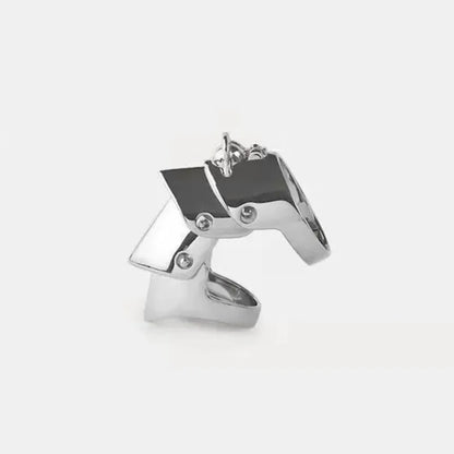 Anime Oosaki Nana Cosplay Metal Knuckle Rings – Unisex Punk Hip-Hop Finger Armor Jewelry Prop