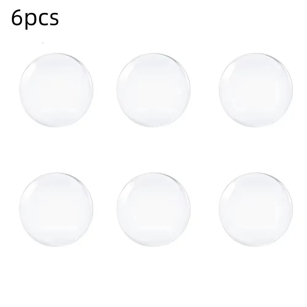 Door Knob Wall Protector - Clear Soft Rubber Door Stopper & Handle Bumper for Noise Reduction and Wall Protection