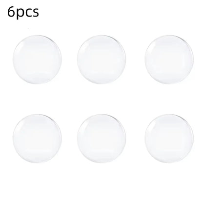Door Knob Wall Protector - Clear Soft Rubber Door Stopper & Handle Bumper for Noise Reduction and Wall Protection