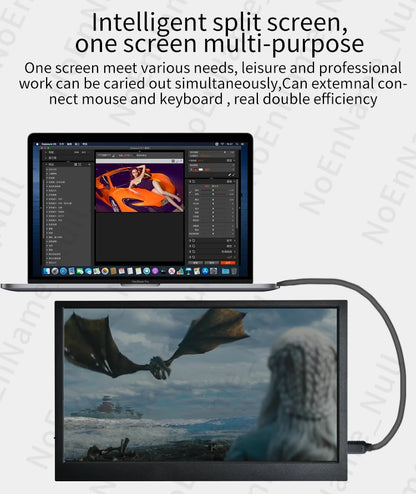 11.6-Inch Portable Gaming Monitor – 1366x768 LCD TFT Display with HDMI for PC, Raspberry Pi, Laptop, PS4, Xbox, Switch