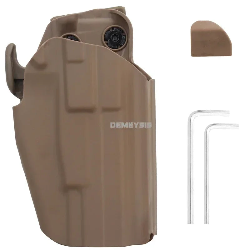 Adjustable Tactical Gun Holster – Lightweight Waist Pistol Carry Case for Right/Left Hand Shooting, Hunting & Outdoor Use