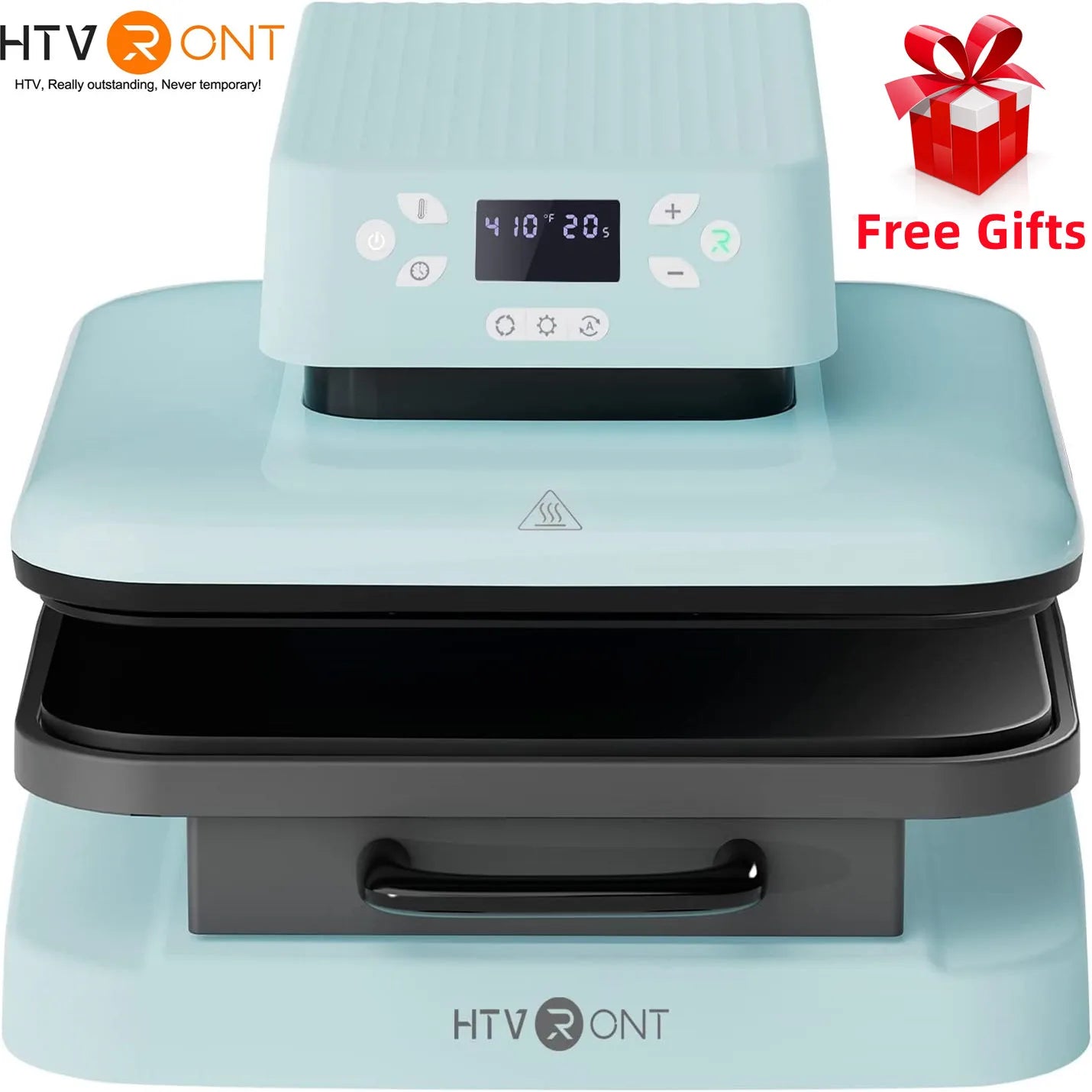 HTVRONT 15x15" Auto Heat Press Machine – 1500W for DIY Iron-On HTV Vinyl & Sublimation on T-Shirts, Bags, Hats, Fabrics