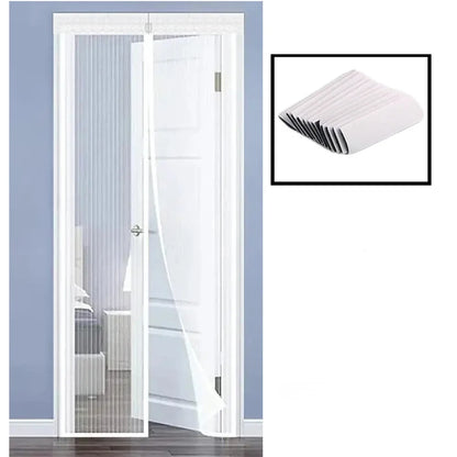Magnetic Door Curtain Mosquito Net — Anti-Insect Fly Screen for Windows, Punch-Free Invisible Mesh