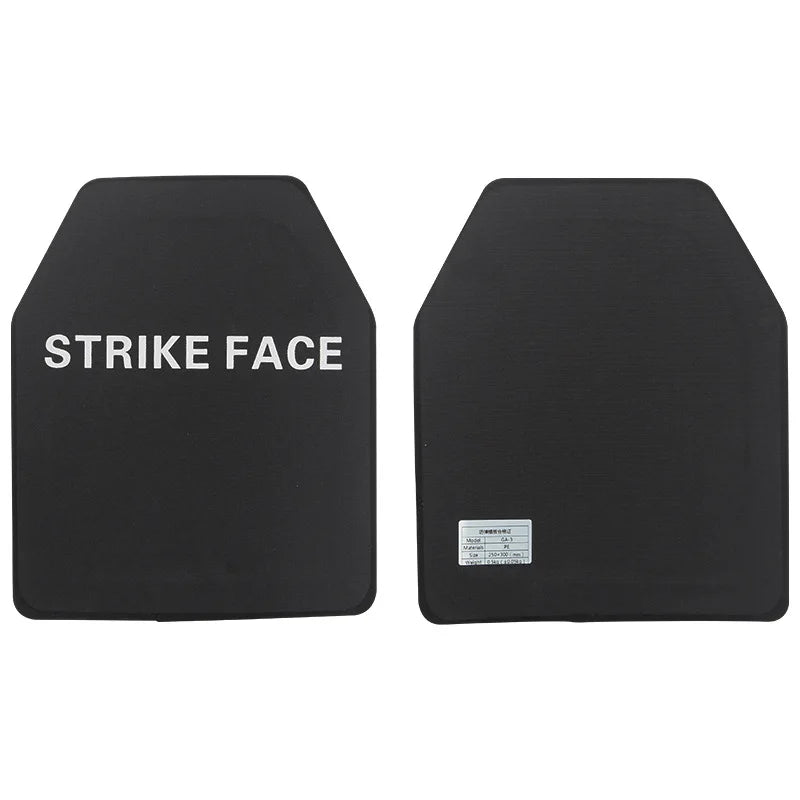 Tactical Bulletproof Steel Plate – NIJ IIIA Stand-Alone Ballistic Body Armor Stab-Proof Composite Plate for Safety Vests