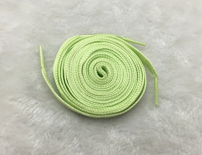 Luminous Flat Shoelaces - Glow in the Dark Fluorescent Sneaker & Canvas Shoe Laces, 80/100/120/140cm