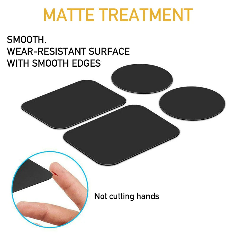 Metal Plate Discs for Magnetic Phone Holder – Round Iron Sheets for Car Mount Accessories (1/3/5 Pack)