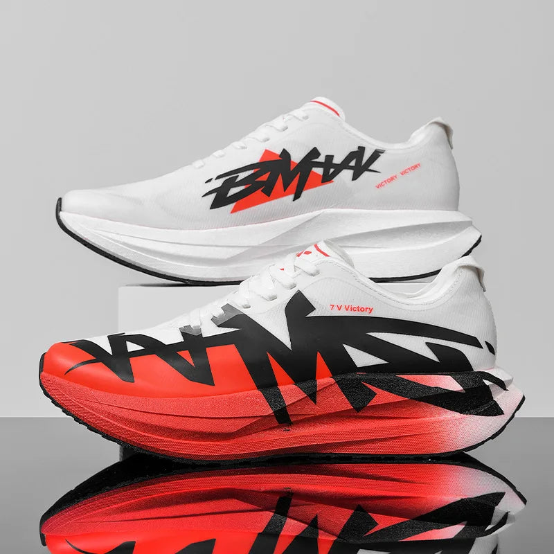 Men's & Women's Carbon Plate Running Shoes - Lightweight Marathon Training & Race Sneakers