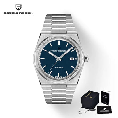 Pagani Design 2024 Men’s Automatic Mechanical Watch – Luxury Sapphire AR Coating, Stainless Steel, 10BAR Waterproof