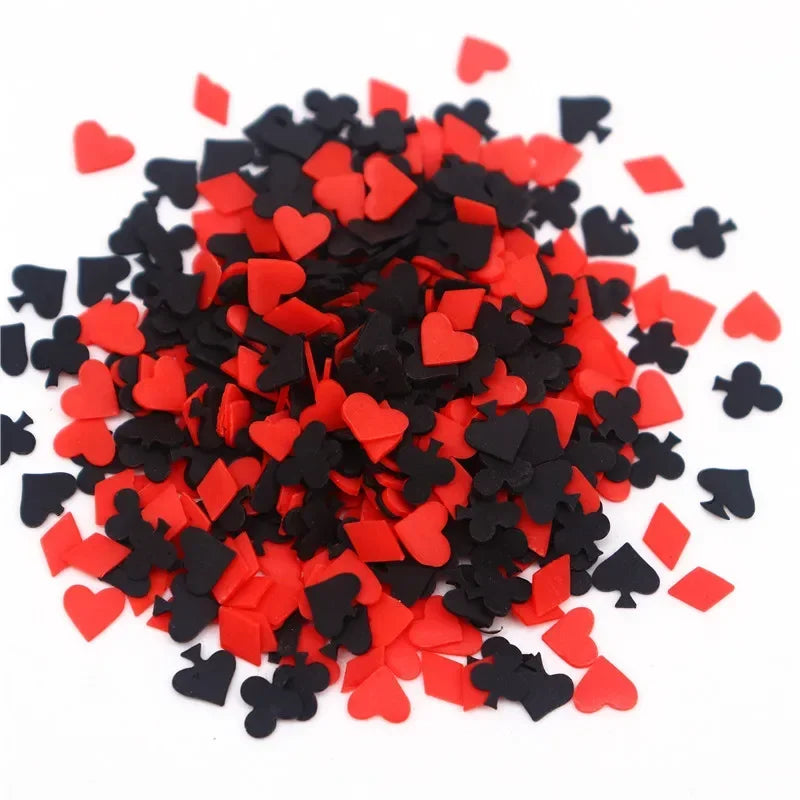 Boxi Polymer Clay Sprinkles - Star, Flower & Fruit Slice DIY Nail Art Accessories