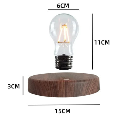 Magnetic Levitation Lamp – Floating LED Bulb Glass Light for Home Office Desk Decor & Birthday Gift