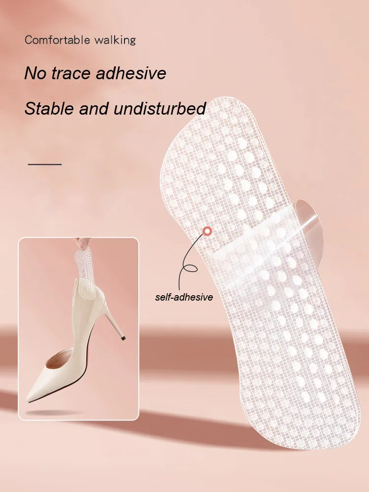 Upgrade Silicone Heel Stickers - Anti-Slip Heel Grips for Women and Men, Cushioned Inserts for Foot Heel Care Protection