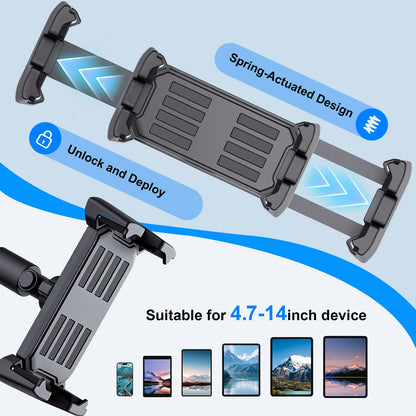 Xnyocn Tripod Floor Tablet Stand — Adjustable Holder for iPad Air, Pro, Mini & 4-13 Inch Tablets