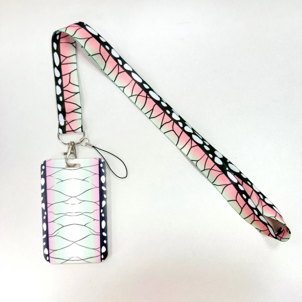 Cartoon Anime Lanyard – Key, Card & Badge Holder Neck Strap, DIY Keychain Hang Rope