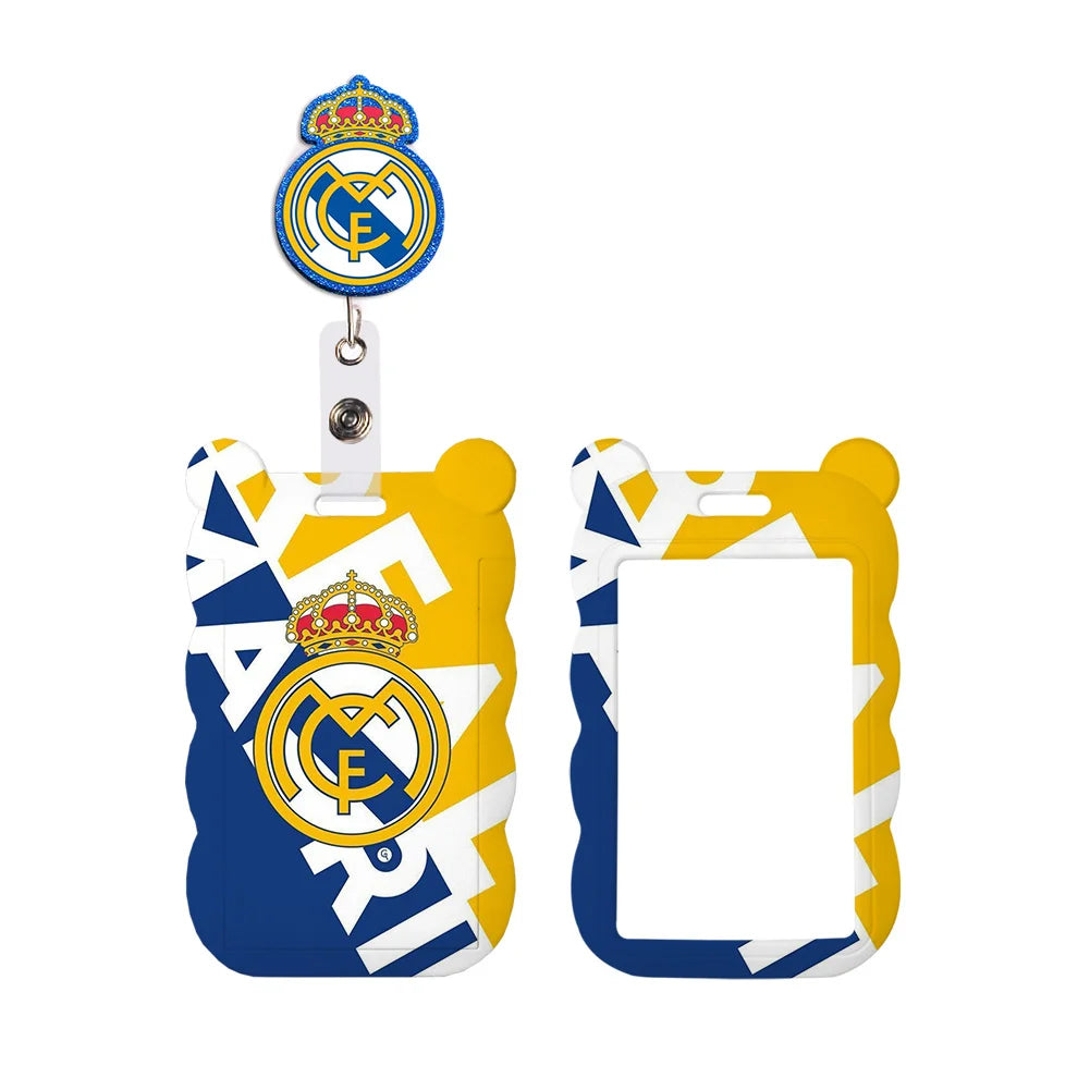 Spanish Football Neck Strap Lanyard – Cartoon Badge Holder ID Card for Kids, Students, Girls & Boys Gift