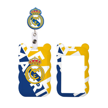 Spanish Football Neck Strap Lanyard – Cartoon Badge Holder ID Card for Kids, Students, Girls & Boys Gift