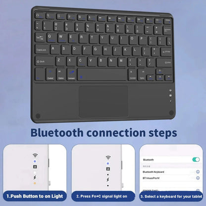 Lenovo Tab M11 11" Case with Bluetooth Keyboard – Smart Stand Cover for Xiaoxin Pad 2024/2025