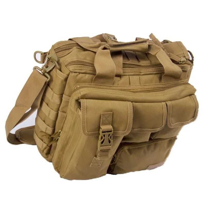 Tactical Molle Backpack – Multifunction Nylon Messenger Bag, Laptop Briefcase & Outdoor Climbing Shoulder Bag
