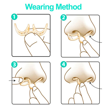 Silicone Nose Dilator Clip – Anti-Snoring Device for Easy Breathing & Improved Sleep