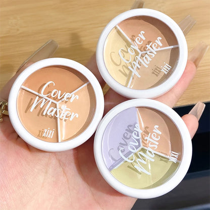 XIXI 3-Color Concealer Palette - Acne Spot, Dark Circle & Skin Tone Correction Makeup