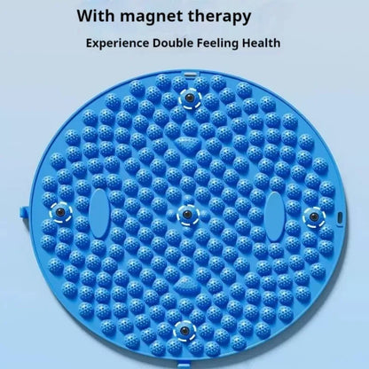 Foot Yoga Acupressure Massage Mat - Round Exercise Board for Muscle Relaxation and Fitness Training with Acupuncture Physiotherapy