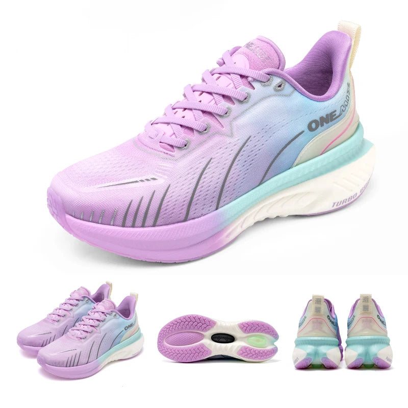 ONEMIX Cushioning Running Shoes - Heavy Runner Support Non Slip Athletic Sneakers for Men & Women Outdoor Sports