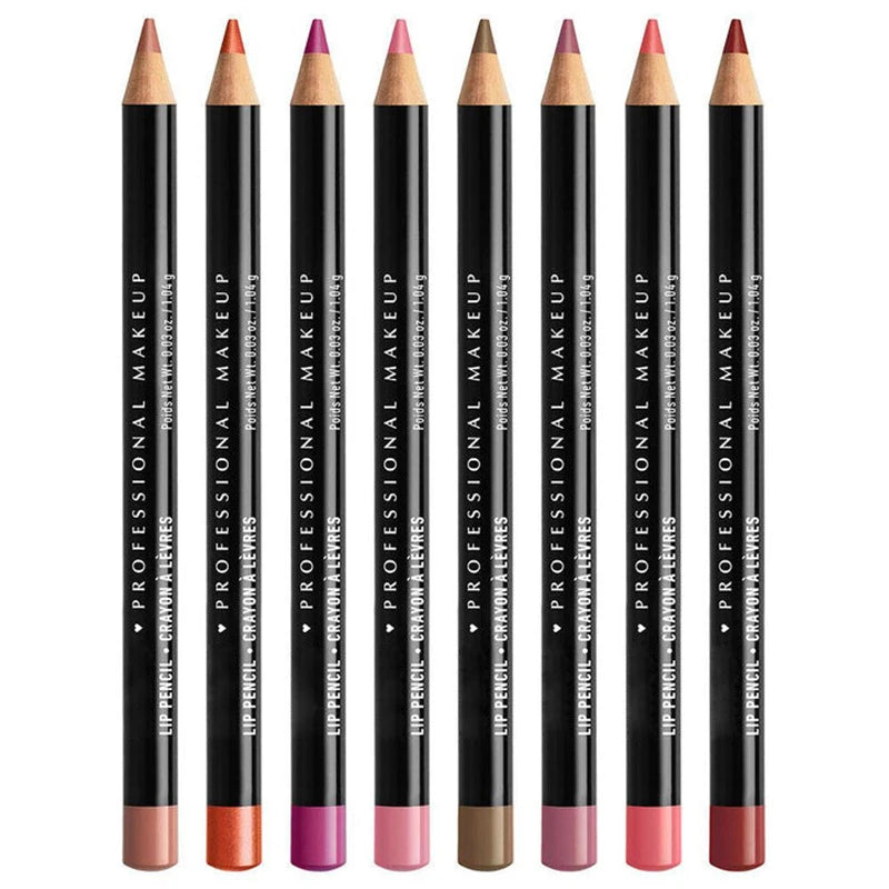 11-Color Matte Lip Liner Pencil – Waterproof, Plumping, Long-Lasting Lipstick Stain in Natural Nude & Pink Shades for Pro Lip Contouring