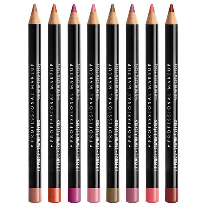 11-Color Matte Lip Liner Pencil – Waterproof, Plumping, Long-Lasting Lipstick Stain in Natural Nude & Pink Shades for Pro Lip Contouring