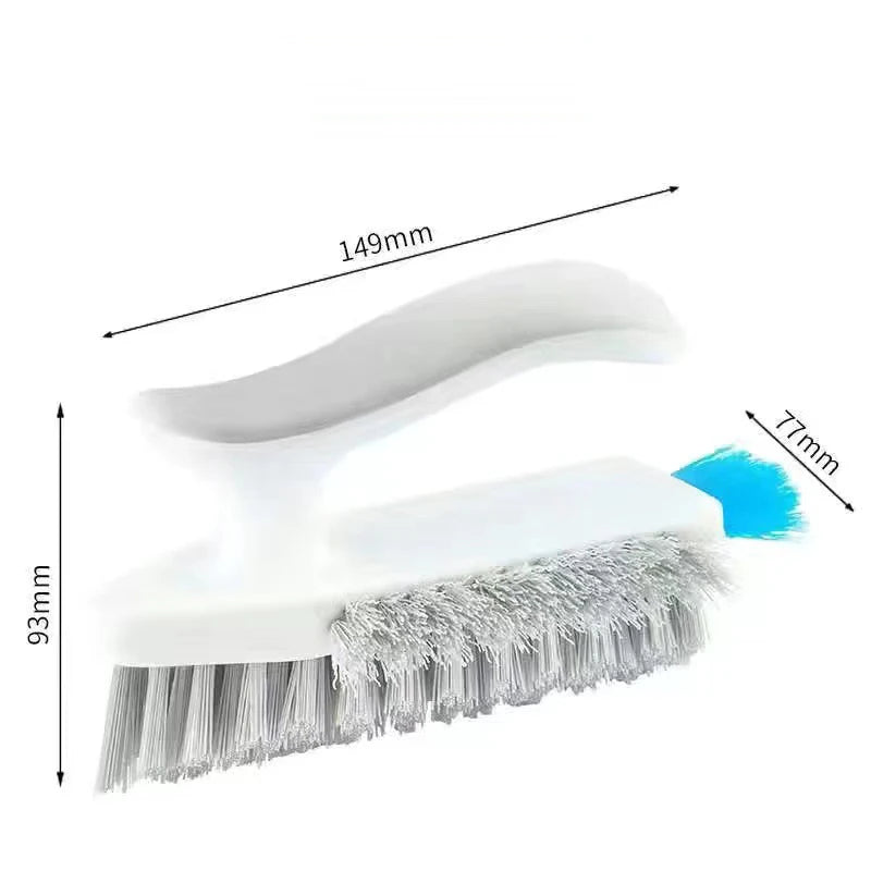 Crevice Cleaning Brush with Scraper - Deep Cleaning Tool for Floors, Bathrooms, Tile, Toilets & Household Gaps