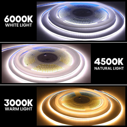 DC 5V USB COB LED Strip Light – Flexible 3mm/5mm/8mm Ribbon Rope in Multiple Colors for TV Backlight & Home Decor