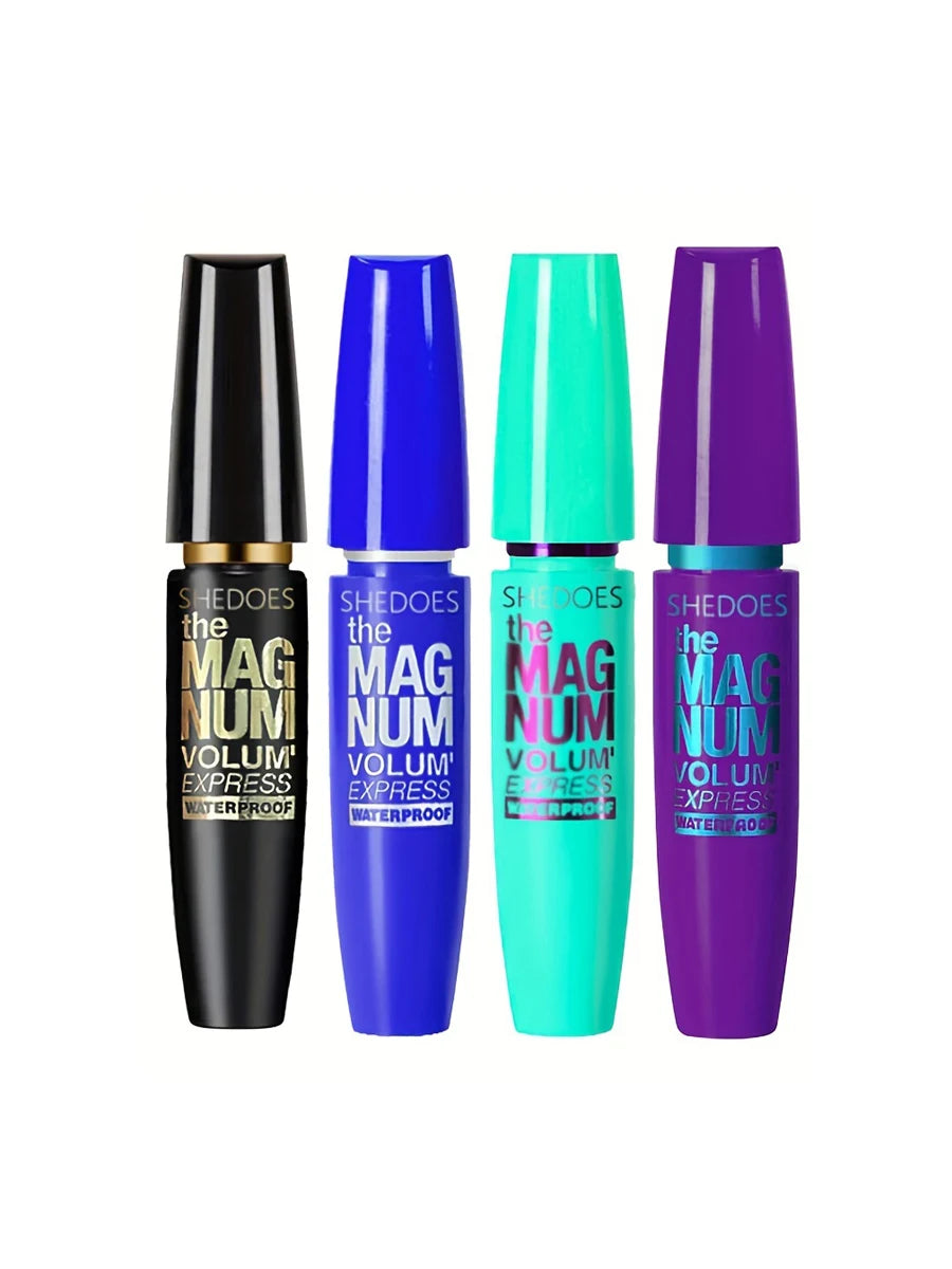 4D Black Mascara – Thickening, Lengthening, Curling, Waterproof Liquid Fiber Formula
