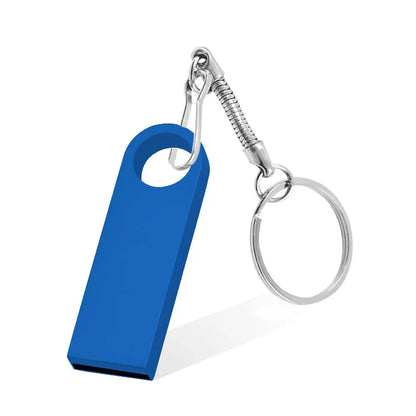 Metal USB 3.0 Flash Drive Keychain – High-Speed Pen Drive 8GB/16GB/32GB/64GB/128GB Memory Stick