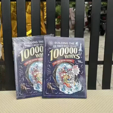 100000 Whys Science Book for Kids - Critical Thinking STEM Educational Book for Ages 6-12