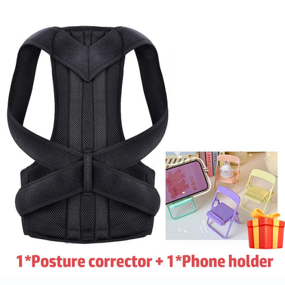 Back Posture Corrector Belt — Shoulder Support & Spine Brace for Upper & Lower Back Pain Relief | Clavicle Posture Vest