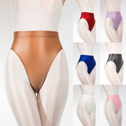 Women’s High-Waist Shaping Panties - Elastic Breathable Tummy Control Underwear for Everyday Comfort