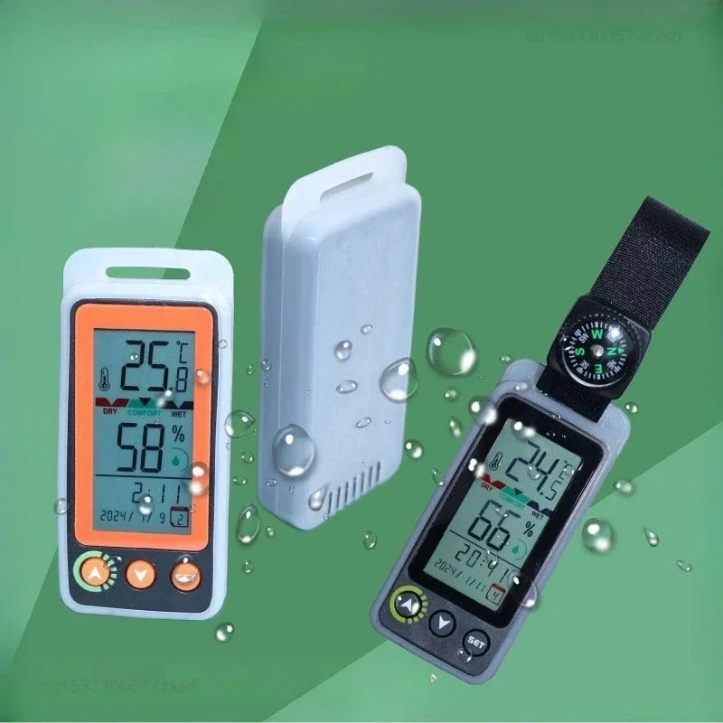 WELLINK Mini LCD Thermometer Hygrometer - Digital Indoor Temperature & Humidity Monitor Sensor