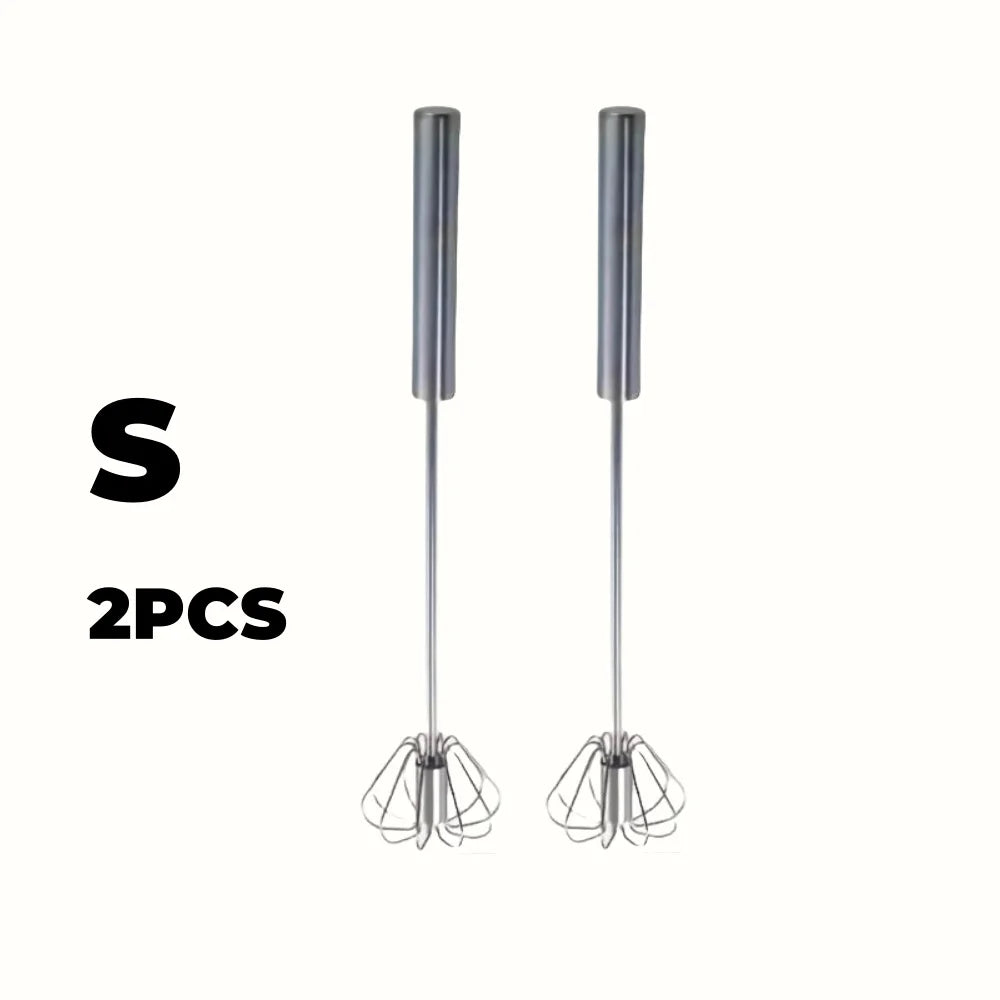 Stainless Steel Egg Beater – Durable Semi-Automatic Mixer for Effortless Egg, Cream & Batter Mixing for Kitchen Baking