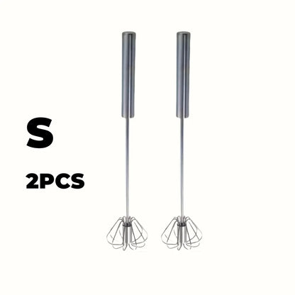 Stainless Steel Egg Beater – Durable Semi-Automatic Mixer for Effortless Egg, Cream & Batter Mixing for Kitchen Baking
