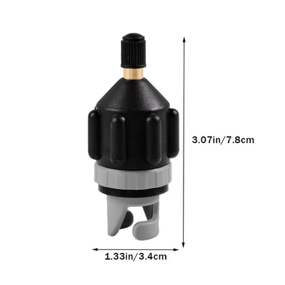 DIZETION Air Valve Adapter – Dustproof, Wear-Resistant Nylon Pump Adapter for Kayak, SUP Board & Boat Inflatable Valves