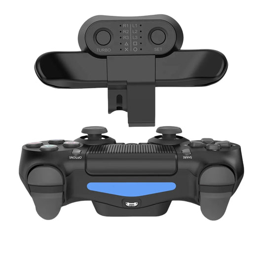 PS4 DualShock Gamepad Rear Extension Key Adapter — Turbo Back Button Attachment for PS4 Controller Accessories
