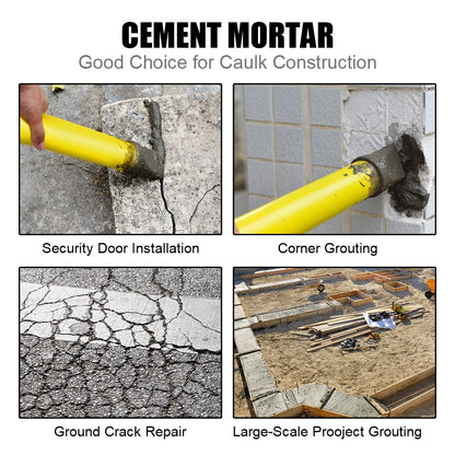 Grout Filling Tools with 4 Nozzles - Applicator Hand Caulking Gun for Grouting Mortar Sprayer, Cement Lime Pump
