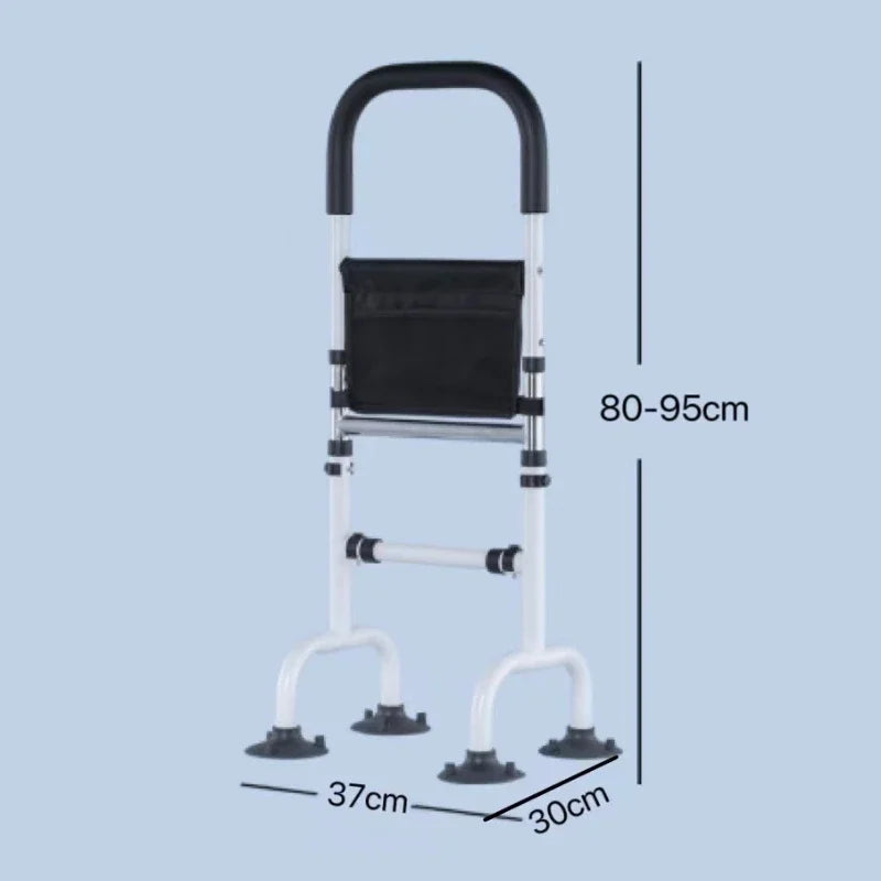 Elderly Stand-Up Assistance Device – Height Adjustable Lifting Armrest Handrail for Bedside Support