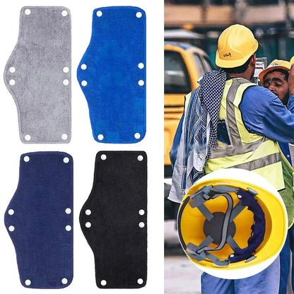 6PCS Outdoor Safety Helmet Lining Pads – Soft Snap-On Sweat Bands for Hard Hats | Summer Workplace Accessories