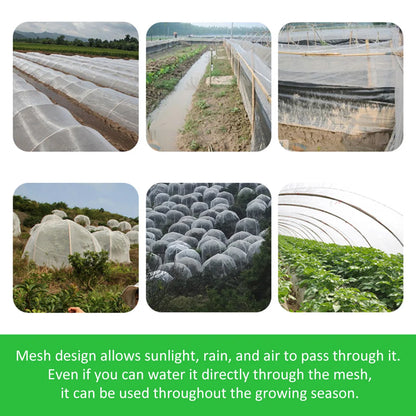 Garden Insect Protection Net – 60 Mesh Pest Control Cover for Plants, Vegetables, Fruits, Flowers & Greenhouse, Anti-Bird Protective Net