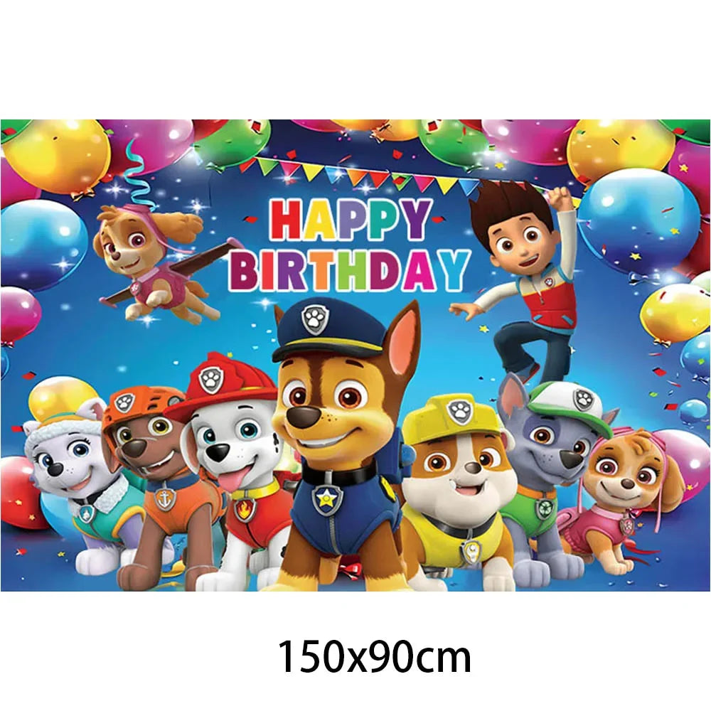 Pink Paw Patrol Party Supplies for Girls – Skye Balloons, Cups, Plates & Tablecloth for Birthday & Baby Shower