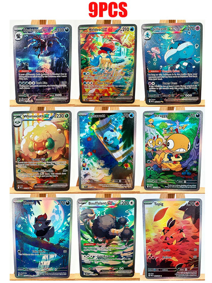 PTCG White & Black Victini Zekrom Reshiram Cards - English Anime Trading Card Collection